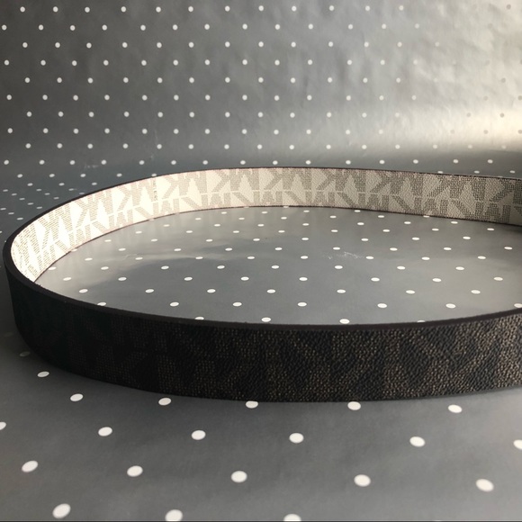 Michael Kors reversible belt brown/white L and XL - Picture 3 of 7